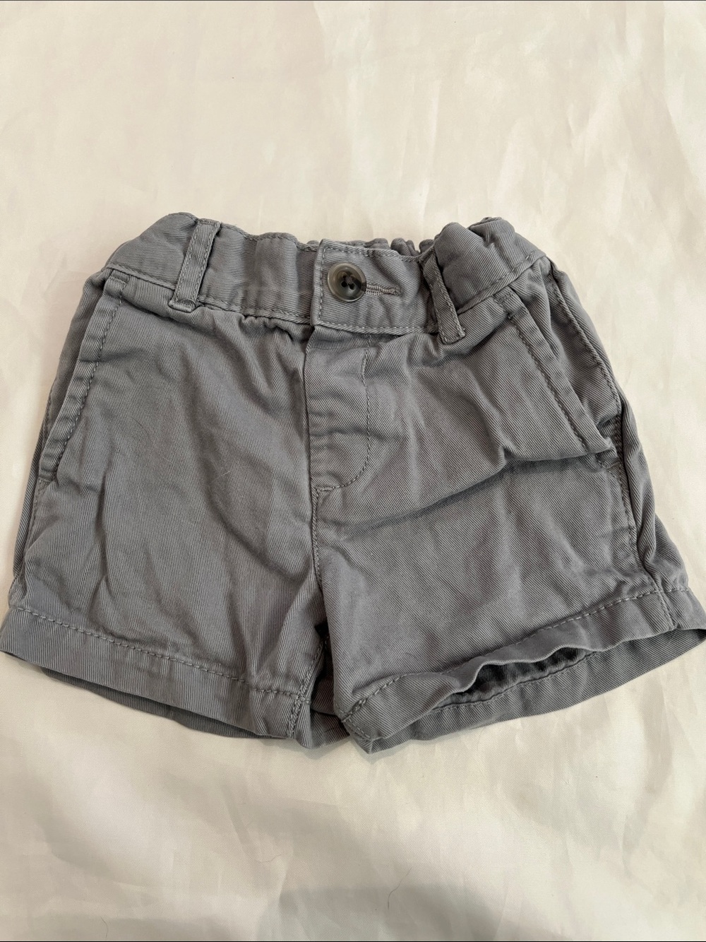 “Bundle 10/$13” the children’s place 6-9m baby boy summer Gray Cotton Shorts